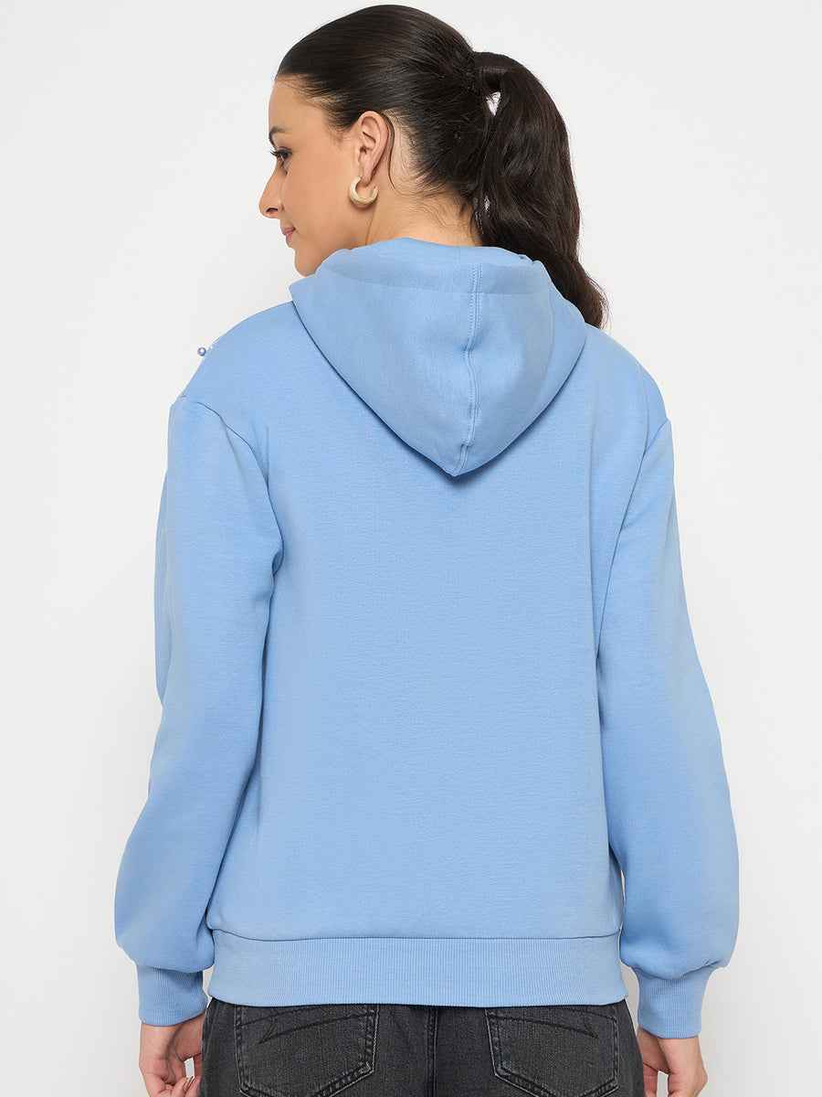 Powder blue sweatshirt womens sale