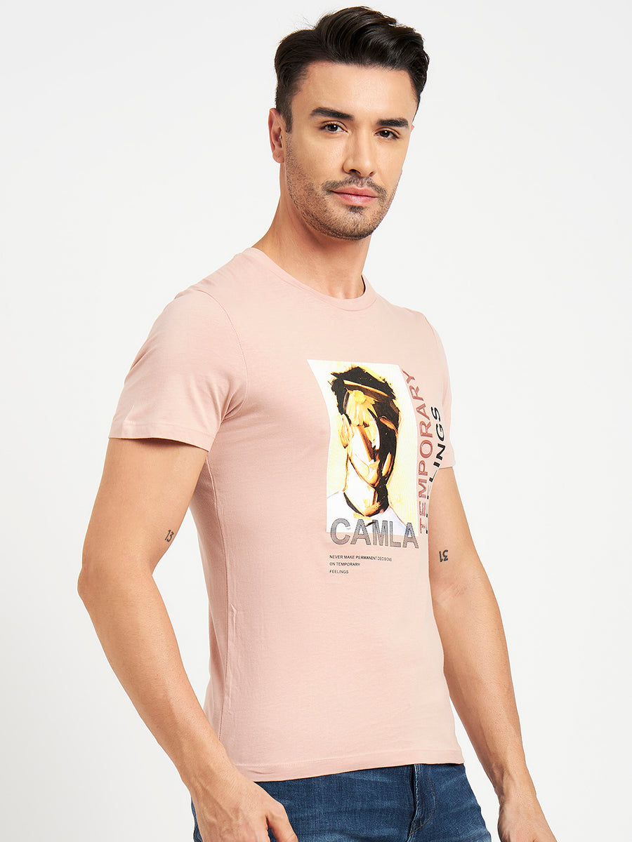 Camla Dustypink T- Shirt For Men