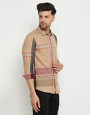 Camla Beige Shirt For Men