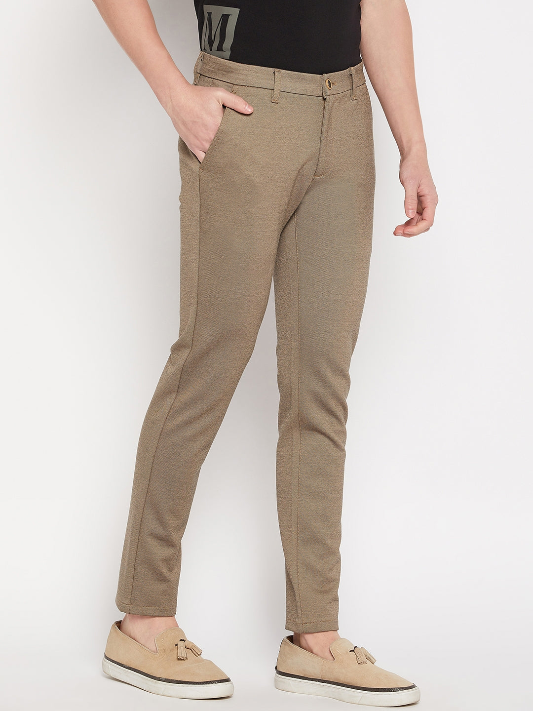 Camla Barcelona Camel Trouser For Men