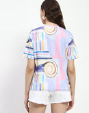 Madame Multicolor Printed T-Shirt