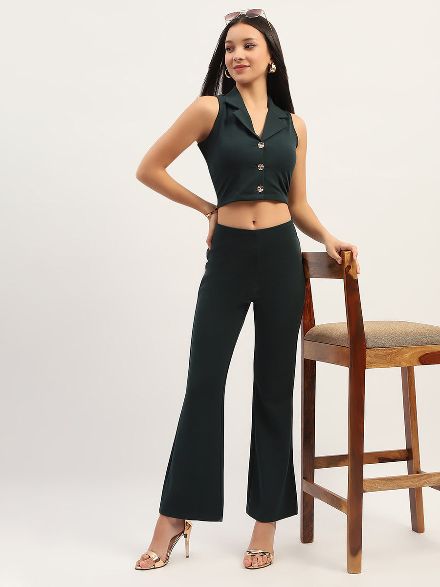 Madame Solid Green Co-Ord Set