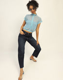 Madame Blue Loose Fit Cotton Denim