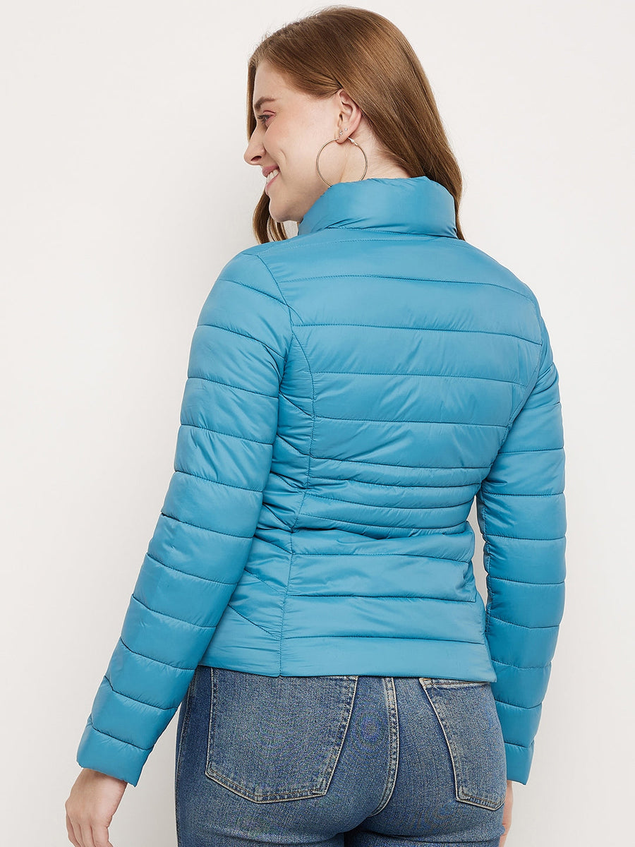 Madame Sea Blue Puffer Jacket