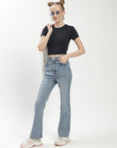 Madame Light Wash Flared Jeans