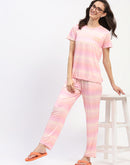 mSECRET Peach Ombre Short-Sleeve Night suit Set