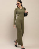 Madame Olive Knitted Top and Bottom Ensemble