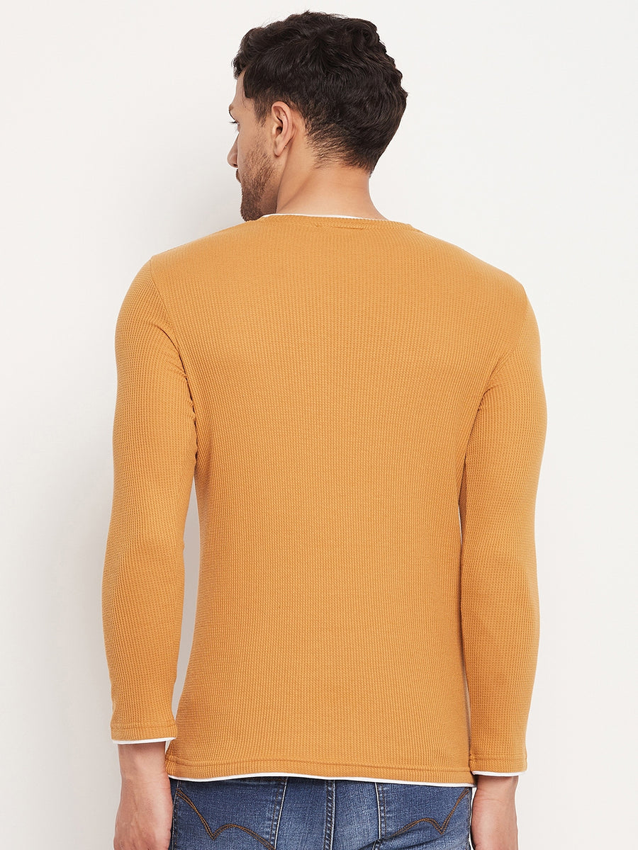 Camla Tan T-Shirt For Men