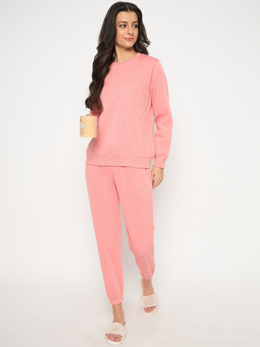 mSECRET Cotton Blend Pink Night Suit