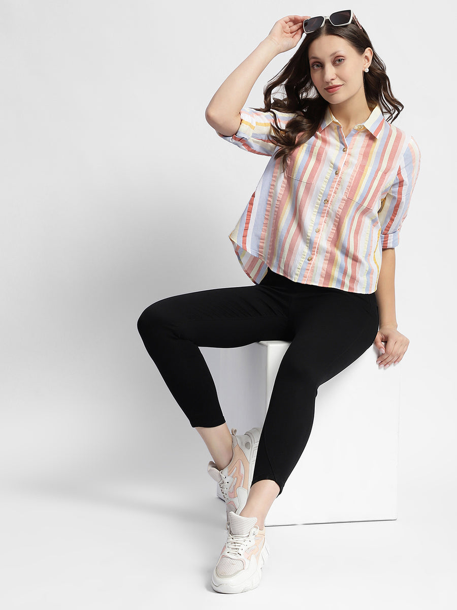 Madame Multicolour Striped       Shirt