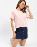 Madame Cotton Printed Round Neck T-Shirt