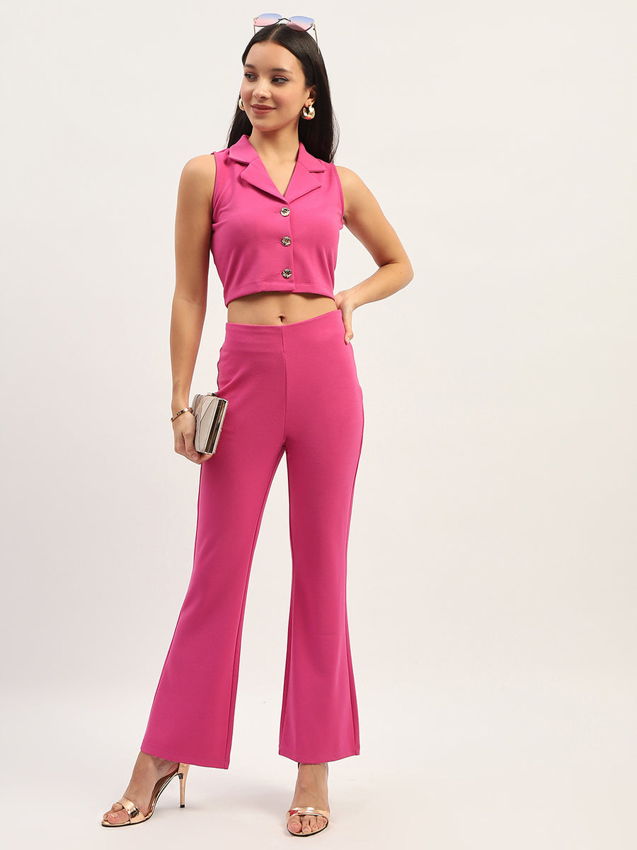 Madame Solid Hot Pink Co-Ord Set