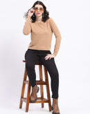 Madame Crew Neck Brown Sweater