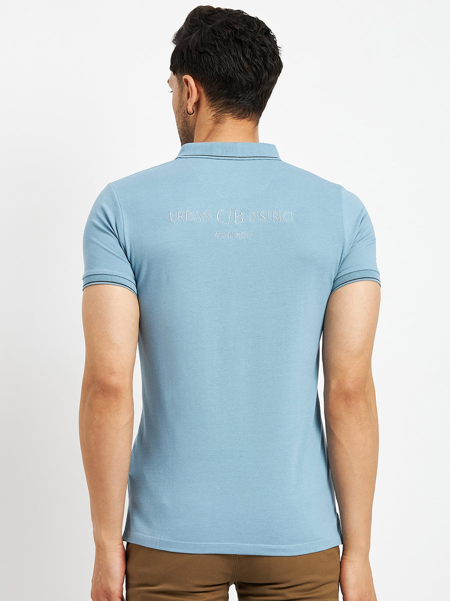 Camla Blue T- Shirt For Men