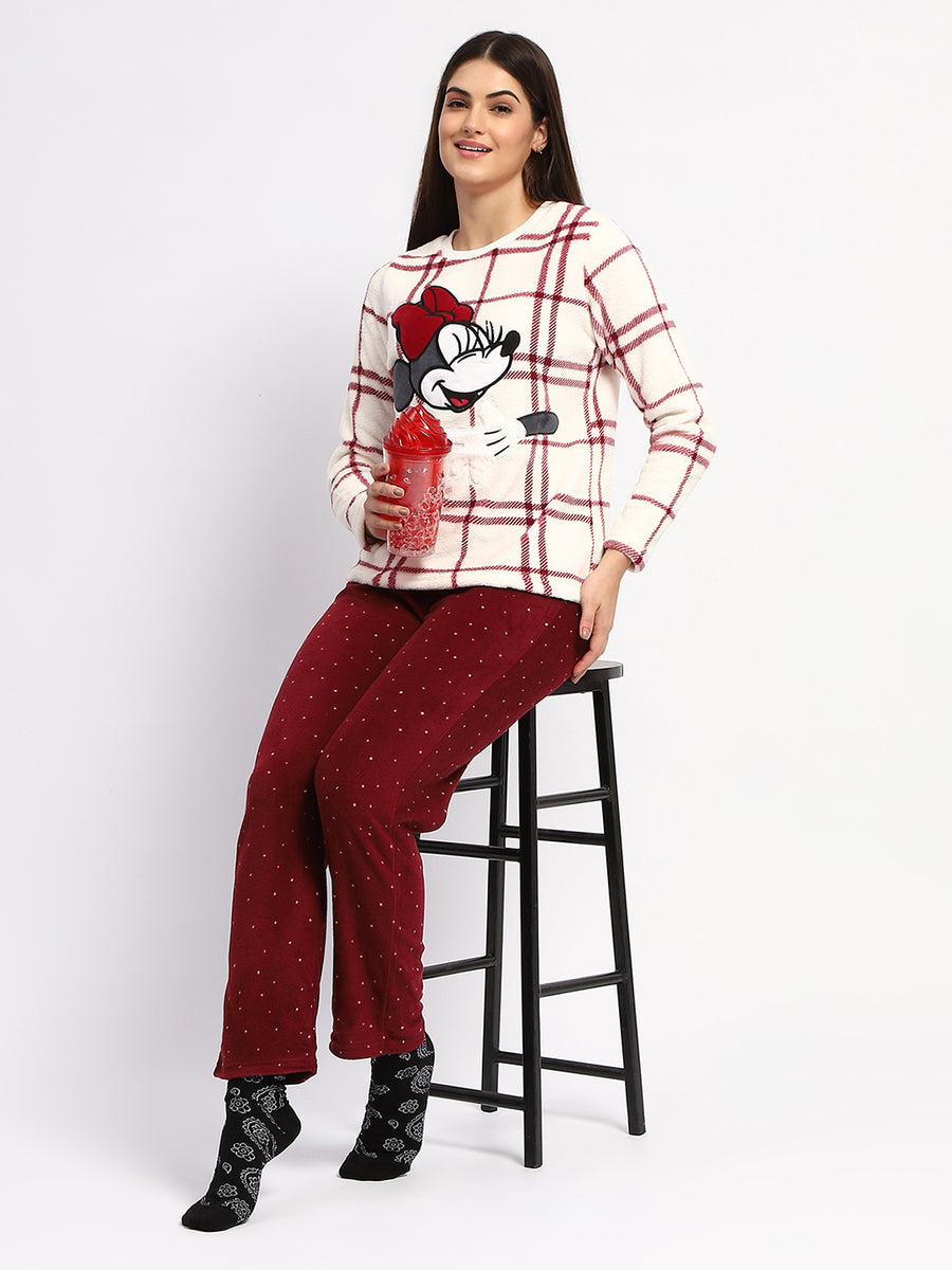 mSECRET Disney Print 3D Applique Mickey Mouse Night Suit