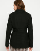 Madame Black Zipper Shacket