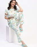 mSECRET Tie-Dye Mint Nightsuit Set