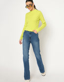 Madame Mock Neck Lemon Yellow Skeeve