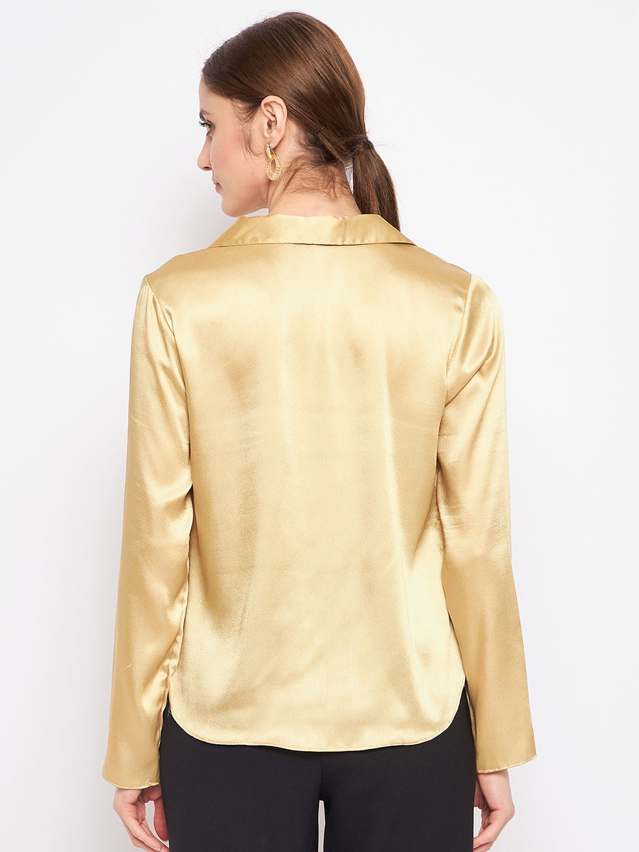 Madame Mustard Satin Shirt