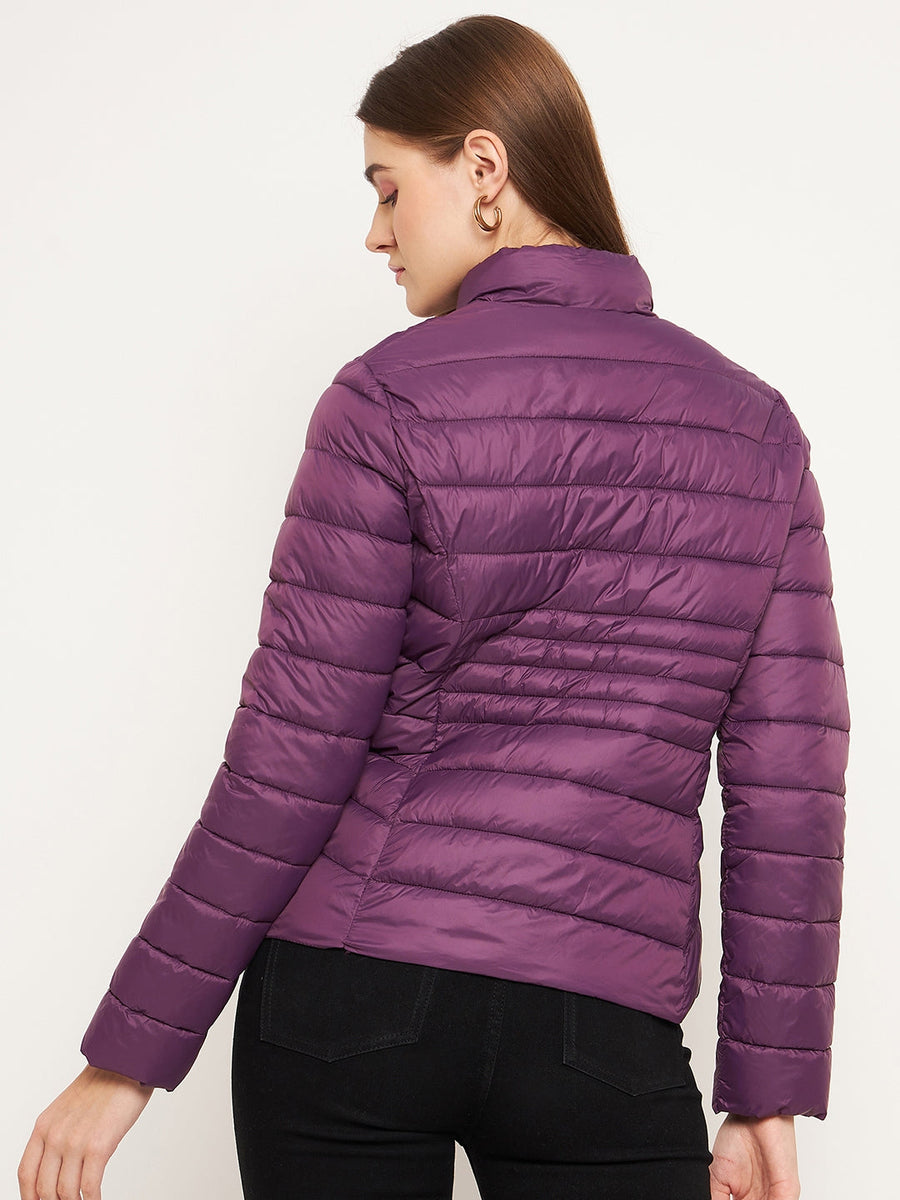 Madame Purple Puffer Jacket