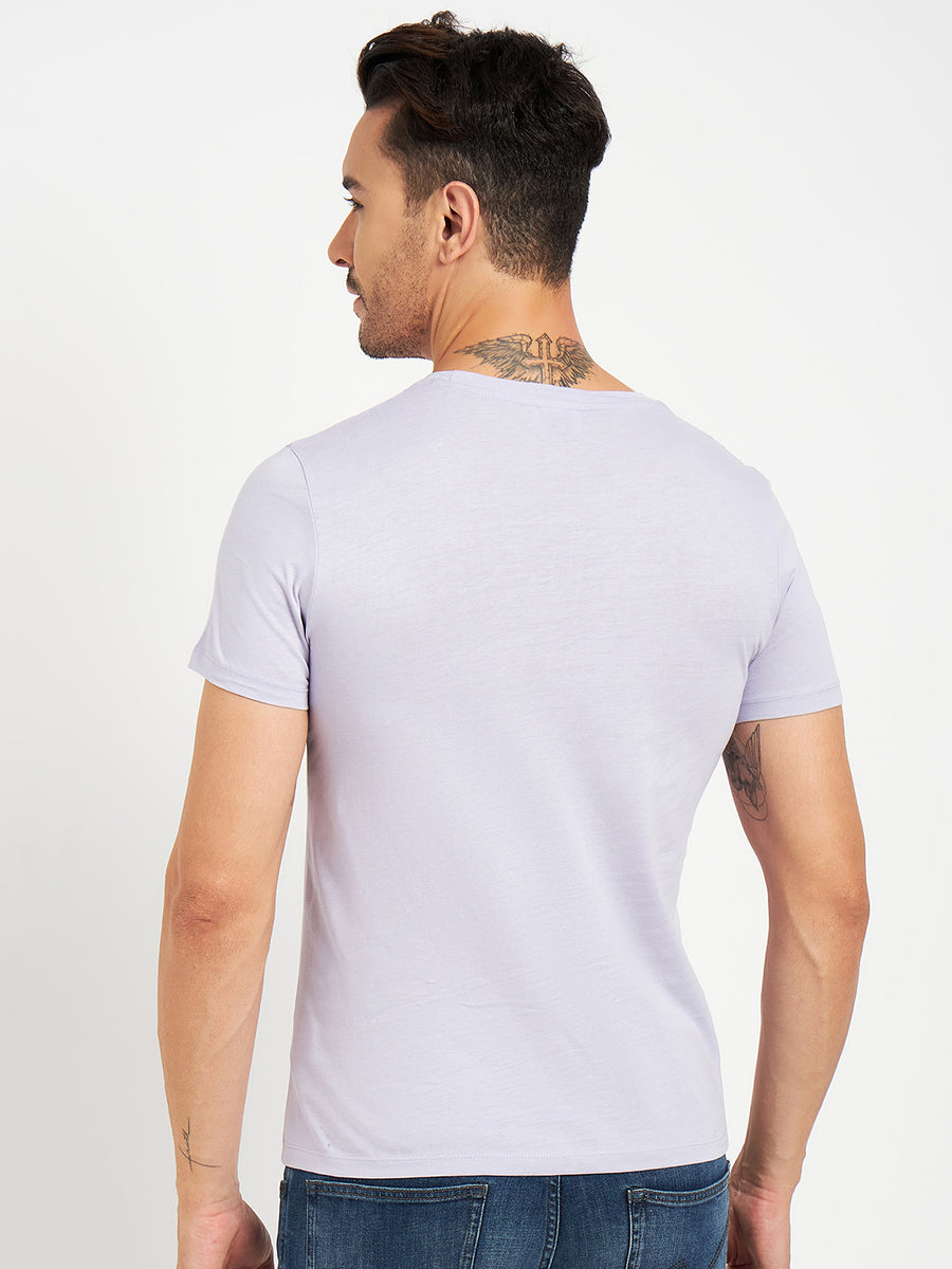 Camla Purple T- Shirt For Men