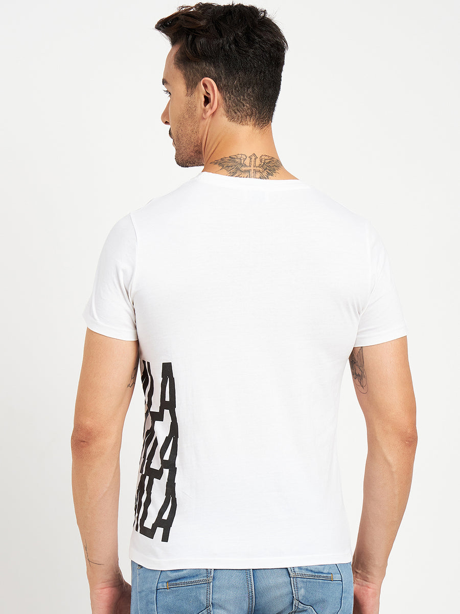 Camla White T- Shirt For Men