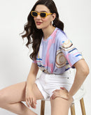 Madame Multicolor Printed T-Shirt