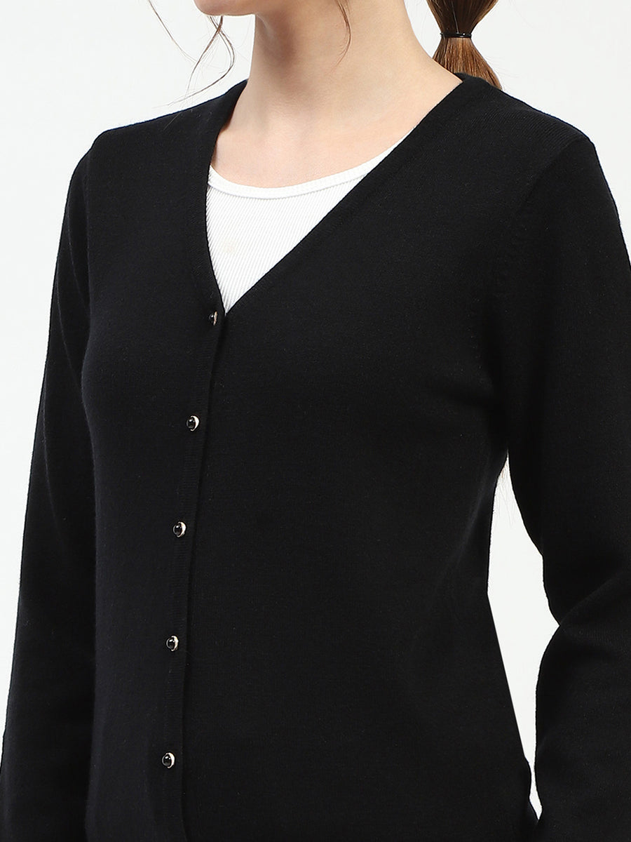 Madame Black Button-Up Cardigan