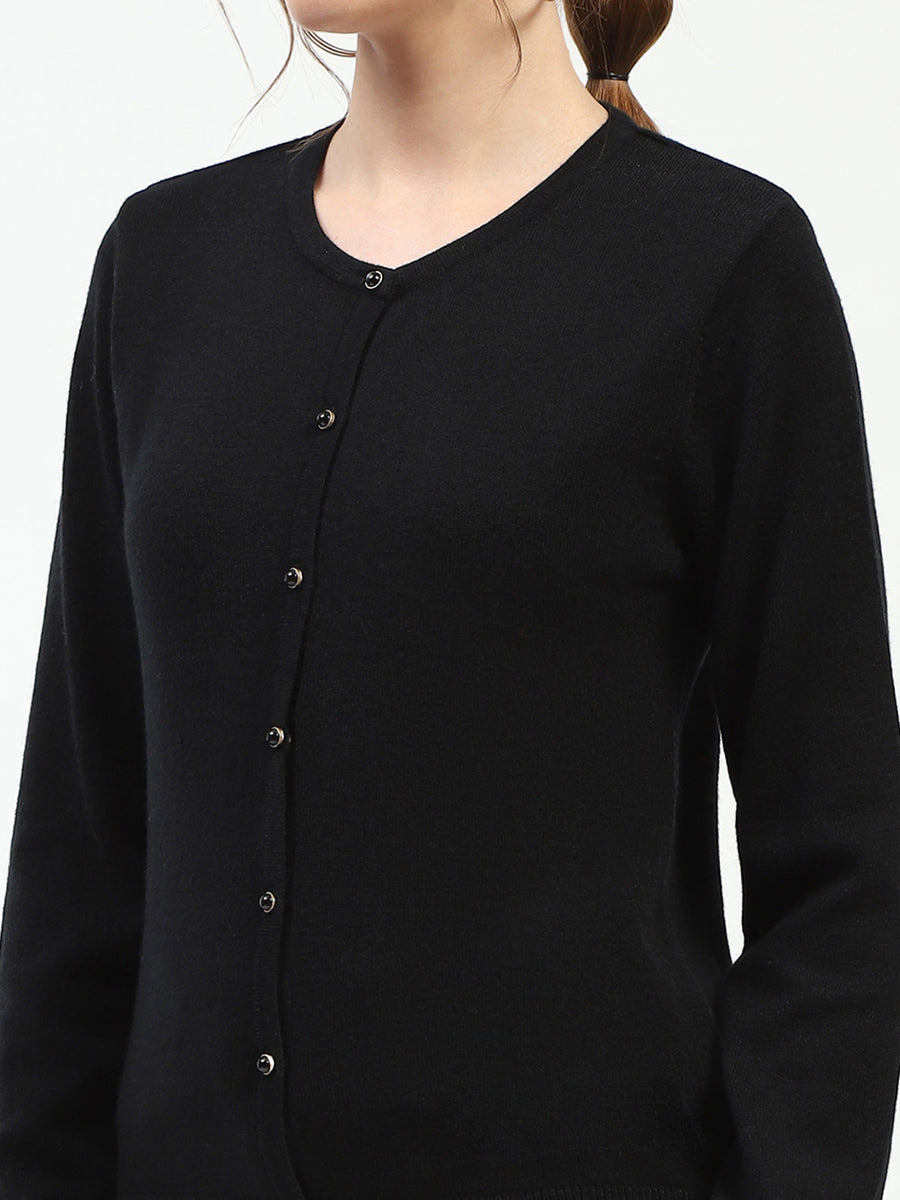 Madame Black Button-Up Cardigan