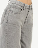 Madame Grey Wide-Leg Jeans