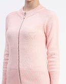 Madame Peach Full-Zip Knit Sweater