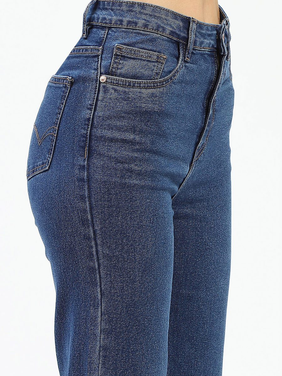 Madame Dark Wash Straight-Fit Jeans