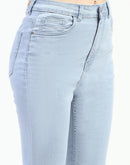 Madame Ice Blue Skinny Fit Cotton Jeans