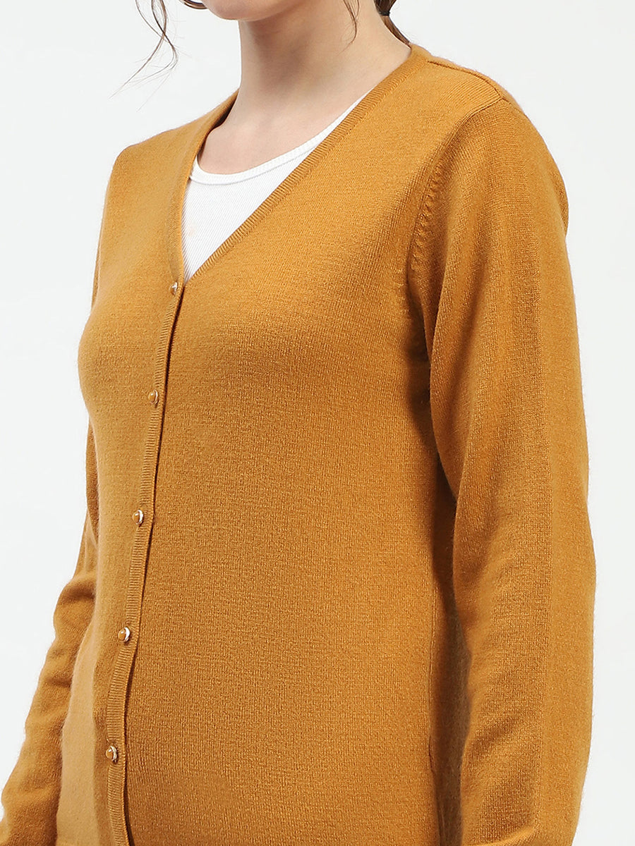 Madame Mustard Button-Up Cardigan