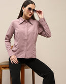 Madame Allover Embellished Pink Shirt