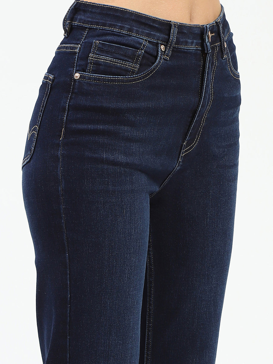 Madame Dark Blue Straight Fit Jeans