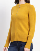 Madame Knit Mustard Mock Neck Sweater