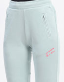 mSECRET Mint Straight-Fit Track Bottoms with Zippered Pockets