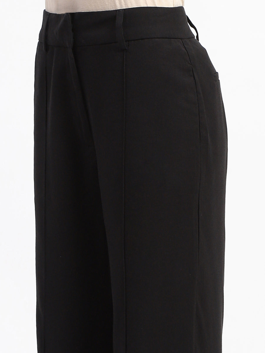 Madame Black Wide-Leg Trousers