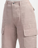 Madame Relax Fit Straight Khaki Cargo Pants