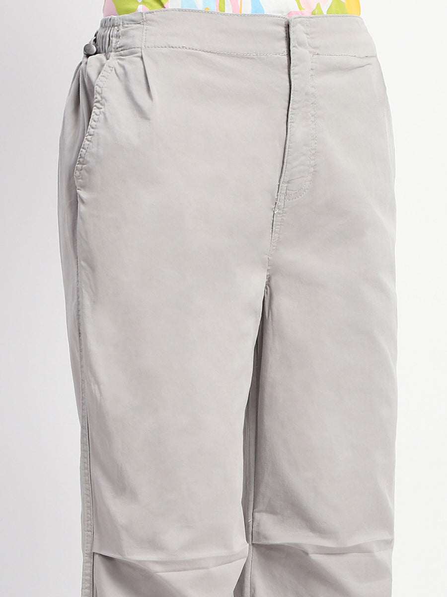 Madame Relax Fit Grey Cotton Joggers