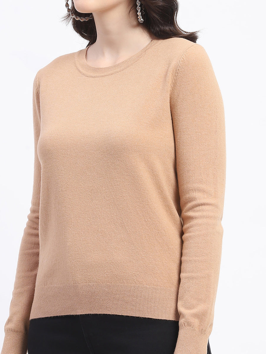 Madame Crew Neck Brown Sweater