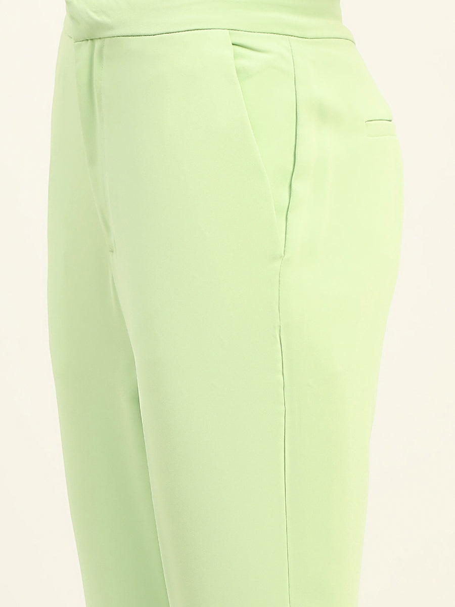 Madame Straight Leg Green Trousers