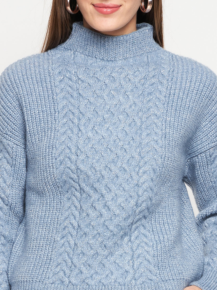 Madame Blue Knit Pullover