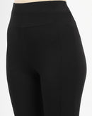 Madame Solid Black Jeggings