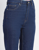 Madame Bootcut Solid Indigo Denim