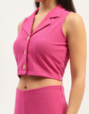 Madame Solid Hot Pink Co-Ord Set