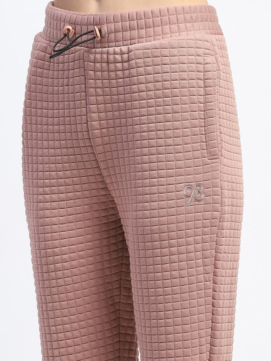 mSECRET Cotton Blend Jogger Style Blush Track Bottom