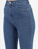 Madame Solid Blue Slim Fit Jeans