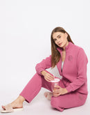 mSECRET Self Designed Zip Top and Pink Night Suit